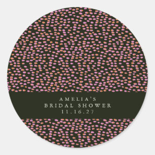 Adesivo Chá de panela Personalizado de Gama de Ponto Rosa 