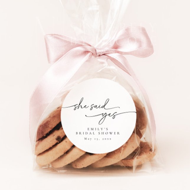 Adesivo Chá de panela Personalizado Elegante, Minimalista (Criador carregado)