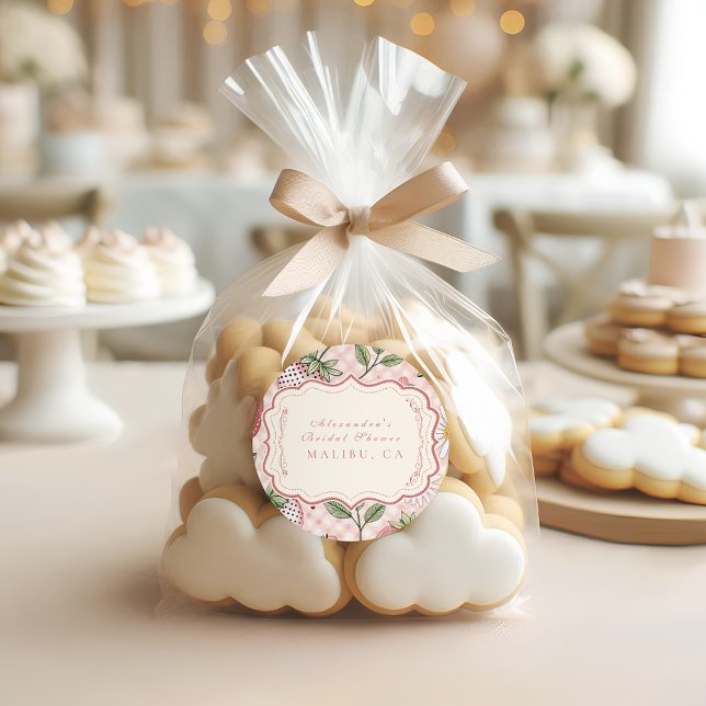 Adesivo Chá de panela Romântico de Jardim Berry (Criador carregado)