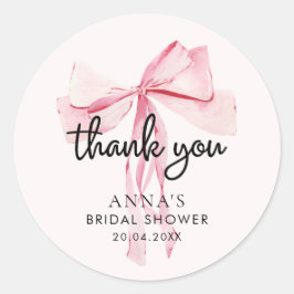 Adesivo Chá de panela Rosa Obrigado