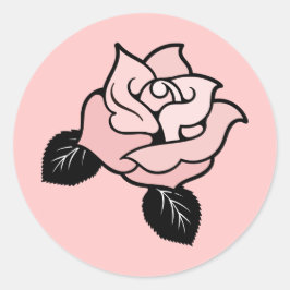 Adesivo Chá de panela Rosa Rosa Rosa Rosa Favor Sticker