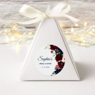 Adesivo Chá de panela Russo das Flores Azuis Marinho e Bor