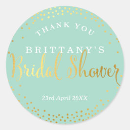 Adesivo CHÁ DE PANELA SEAL na moda mini dourado mini doura