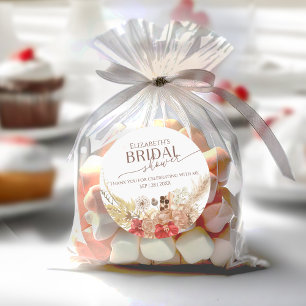 Adesivo Chá de panela Terracotta Boho obrigado para você