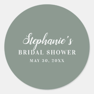 Adesivo Chá de panela Verde e Branco Minimalista Sage