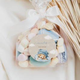 Adesivo Chá do Menino Azul Mínimo do Urso