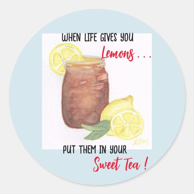 Adesivo Chá Doce (Frente)