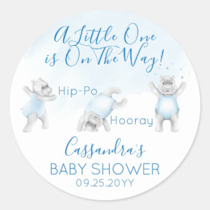 Adesivo Chá Hippo Somersault Baby Boy