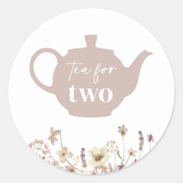 Adesivo Chá Para Dois Florais