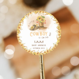 Adesivo Chá Rustic Wild West Boy