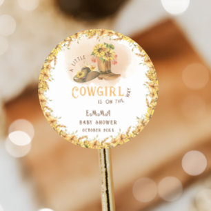 Adesivo Chá Rustic Wild West Girl