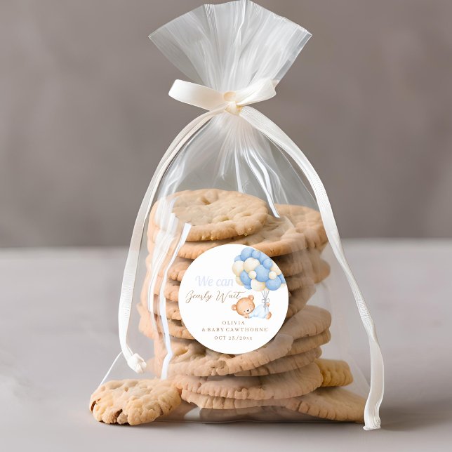 Adesivo Chá ursinho Baby Boy (Criador carregado)