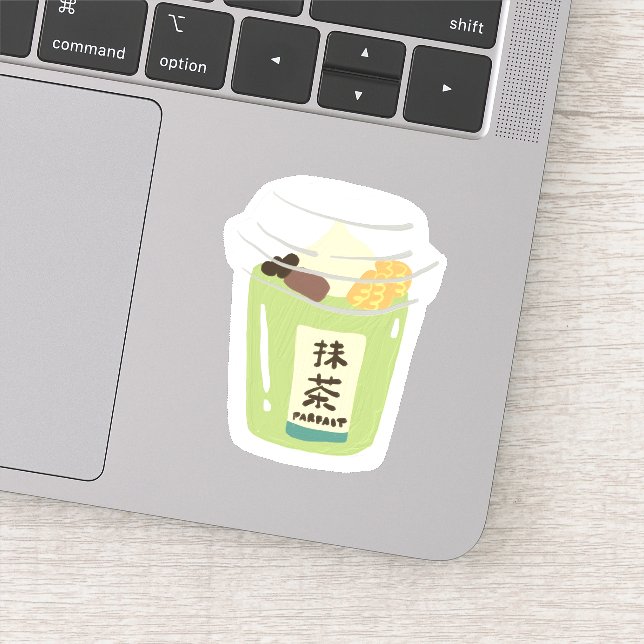 Adesivo Chá verde de Matcha (Detalhe)
