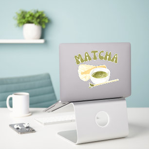 Adesivo Chá verde de Matcha, matcha