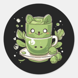 Adesivo chá verde matcha