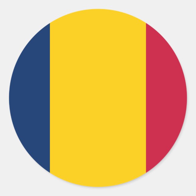 Adesivo Chad Flag (Frente)