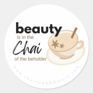 Adesivo Chai Puns e Chai do Beholder
