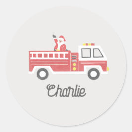 Adesivo Chalk Classic Papais noeis no Natal de um Firecami