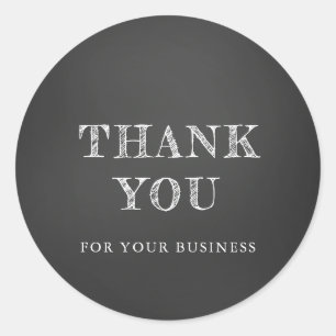 Adesivo Chalk Obrigado Sticker