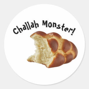 Adesivo Challah Monster Shabbat Sticker