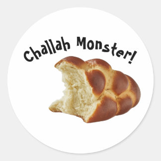 Adesivo Challah Monster Shabbat Sticker