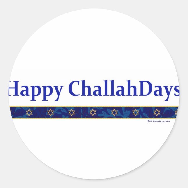 Adesivo ChallahDays Stickers (Frente)