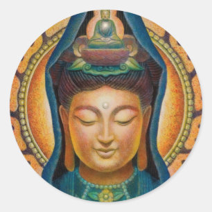 Adesivo Chama de Kuan Yin da deusa