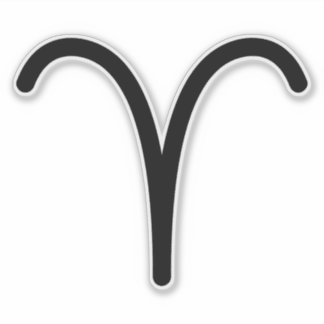 Adesivo Chama-se Sinal de incêndio do símbolo astrológico 