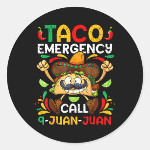Adesivo Chamada de Emergência do Taco 9 Juan Shirt Cinco D