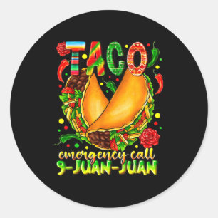 Adesivo Chamada de emergência Taco 9 juan juan engraçado c