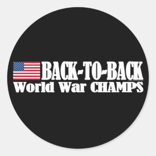 Adesivo Chamadas Black Back-To-Back USA