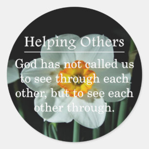 Adesivo Chamado para ajudar outro