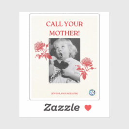 Adesivo Chame Sua Mãe! Inglês