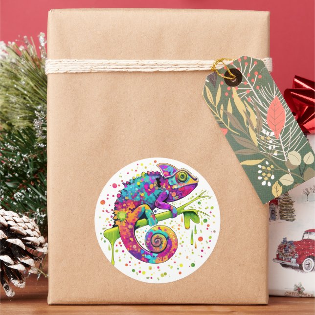 Adesivo Chameleon Paint mantém estilo aquarela (Feriado)