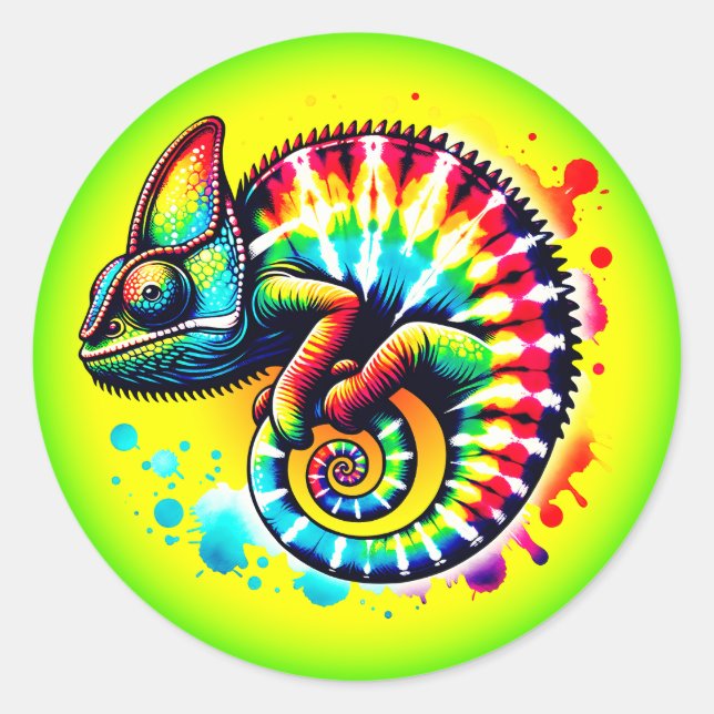 Adesivo Chameleon Tie-Dye (Frente)