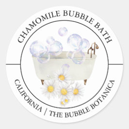Adesivo Chamomile Bubble Bath label