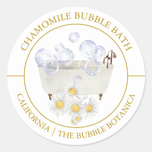 Adesivo Chamomile Bubble Bath label