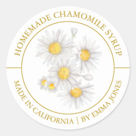 Adesivo Chamomile Modern label