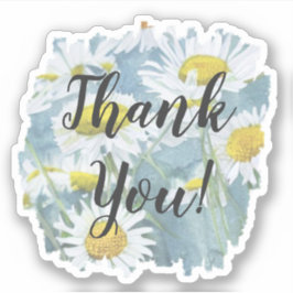 Adesivo Chamomile Obrigado