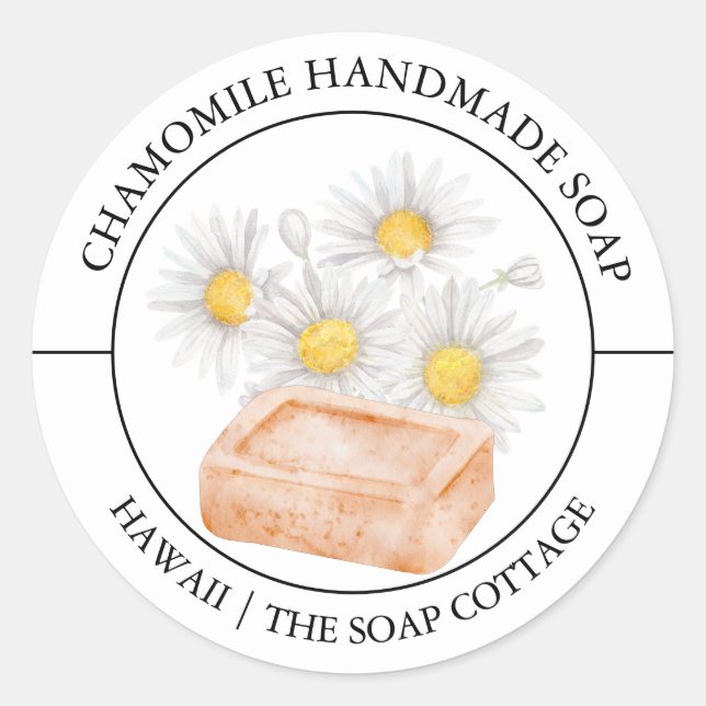 Adesivo Chamomile Soap (Frente)