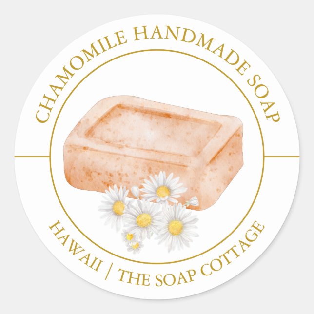 Adesivo Chamomile Soap (Frente)