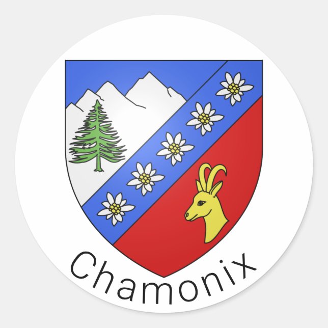Adesivo Chamonix casaco de braços (Frente)