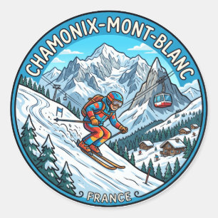Adesivo Chamonix Mont Blanc França