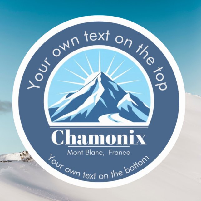Adesivo Chamonix Mont Blanc France (Criador carregado)