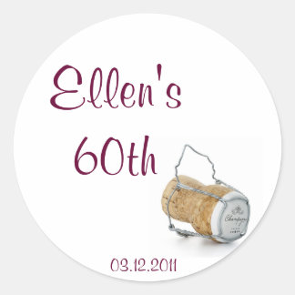 Adesivo Champagne Cork Sticker