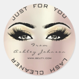 Adesivo Champaing Beauty Glitter Coral Lash Makeup Cleaner