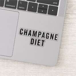 Adesivo Champanhe Diet Engraçado Cotação