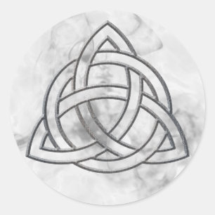 Adesivo Chanfro de prata de Triquetra