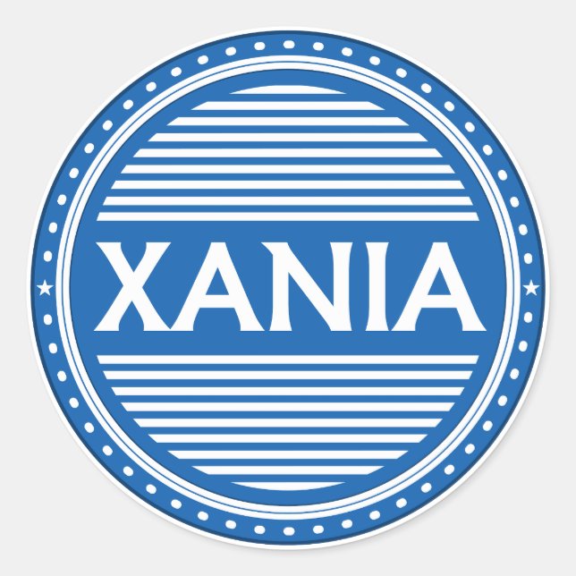 Adesivo Chania City Pride Emblem – Greek Identity (Frente)