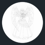 Adesivo Chanukah Angel<br><div class="desc">Arte original de Thedustyphonix.</div>